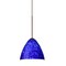 Besa Lighting Mia Cord Pendant, Blue Cloud, Bronze Finish, 1x5W LED 1XT-177986-LED-BR - alternate 1